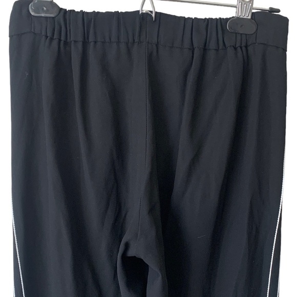 Aritzia Babaton Conan Pant Cropped Dress Pant Black White Stripe Women's Size 0 - Picture 8 of 12